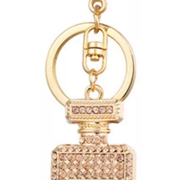 NEW gold with rose gold perfume keychain - Picture 4 of 9